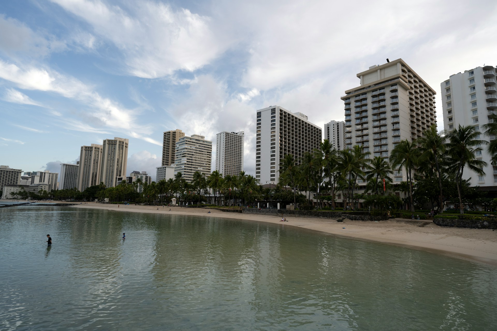 Buildings on Waikiki Beach